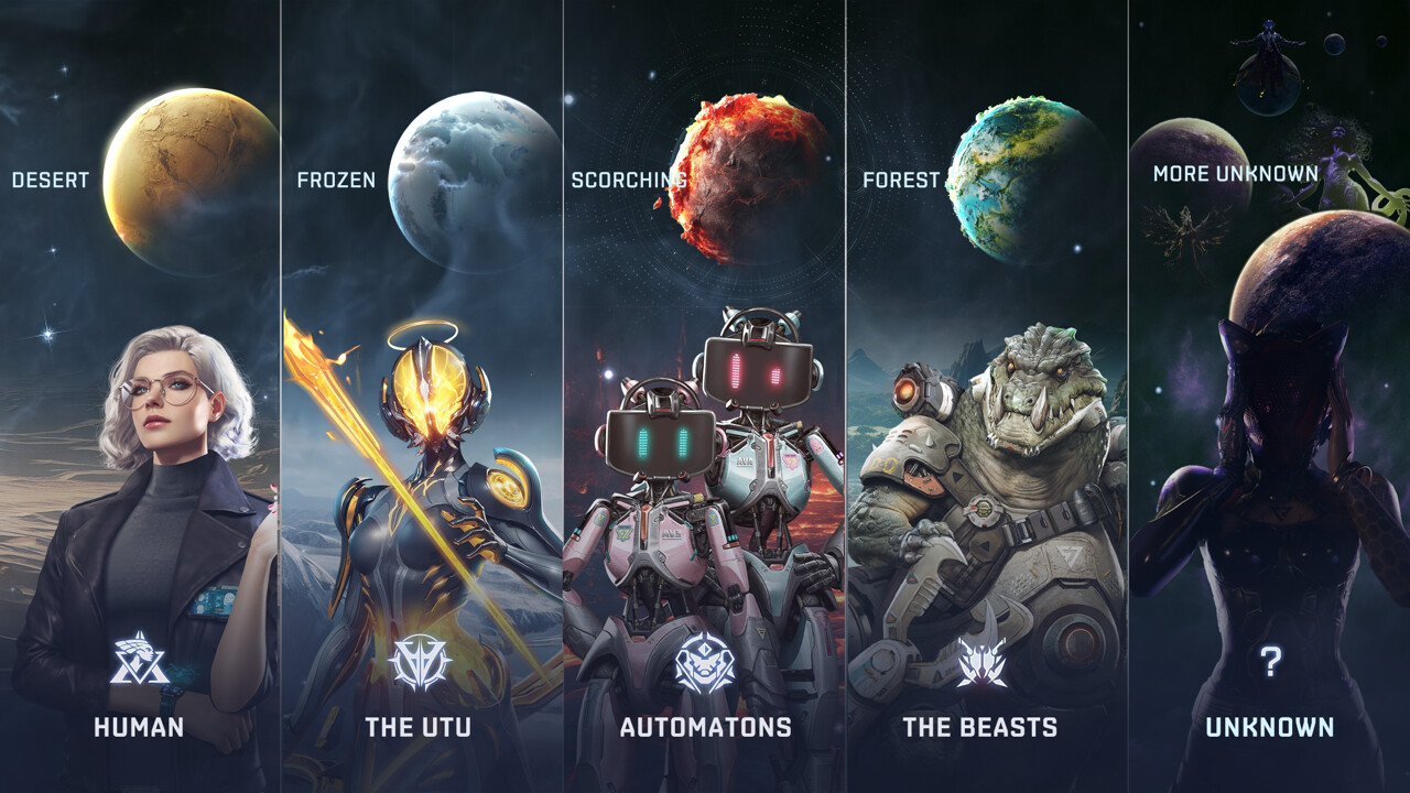 Five factions of Project Entropy